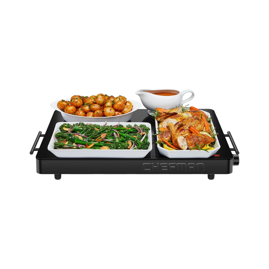 Chefman Electric Warming Tray with Adjustable Temperature Control