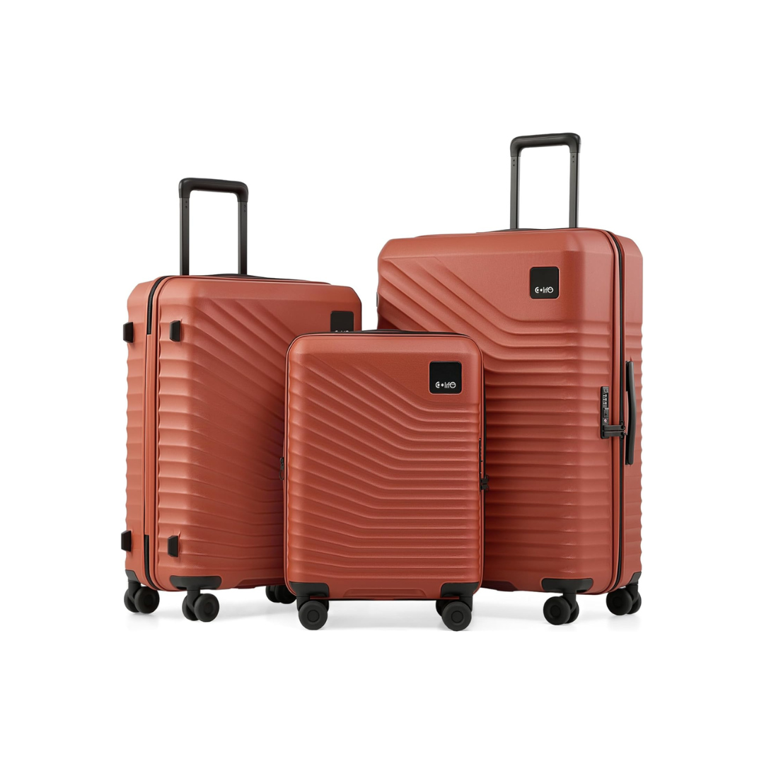3 Piece Set Hardside Lightweight Suitcases