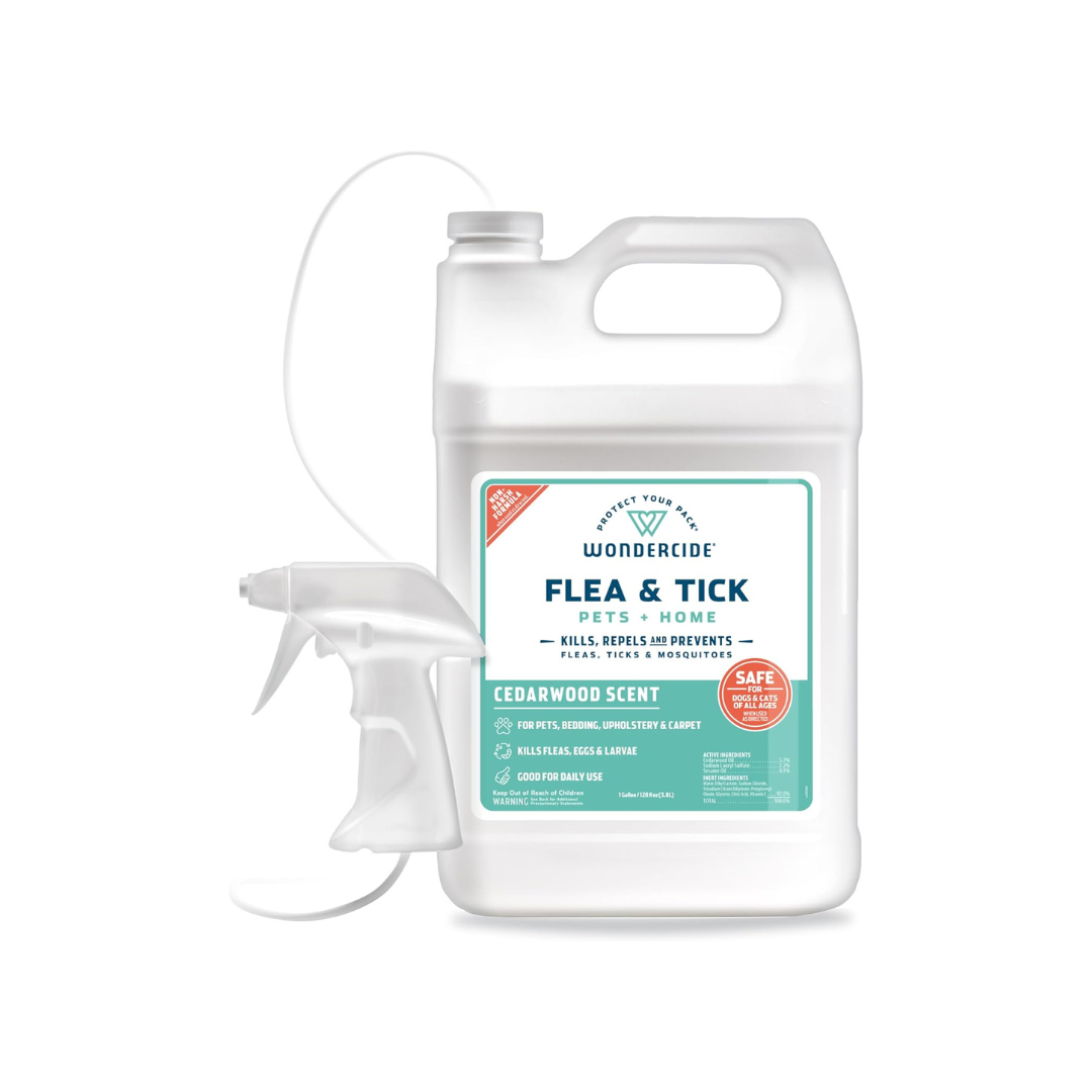 Wondercide - Flea, Tick & Mosquito Spray for Dogs, Cats, and Home