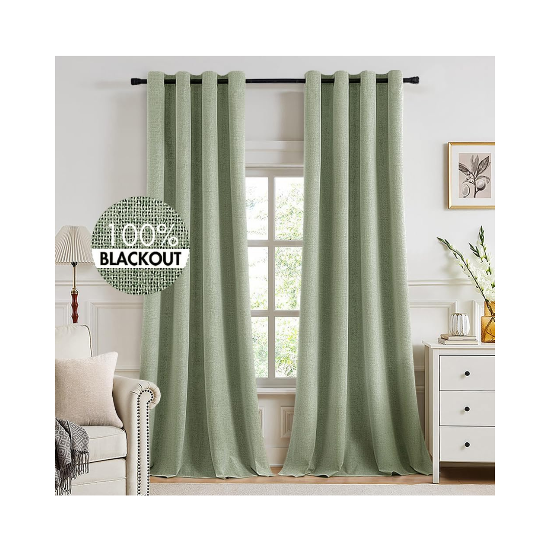 Linen Texture Curtains