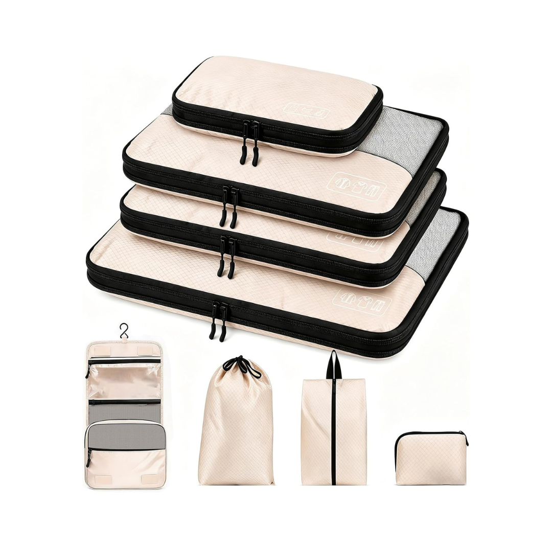 8-Piece Compression Packing Cubes