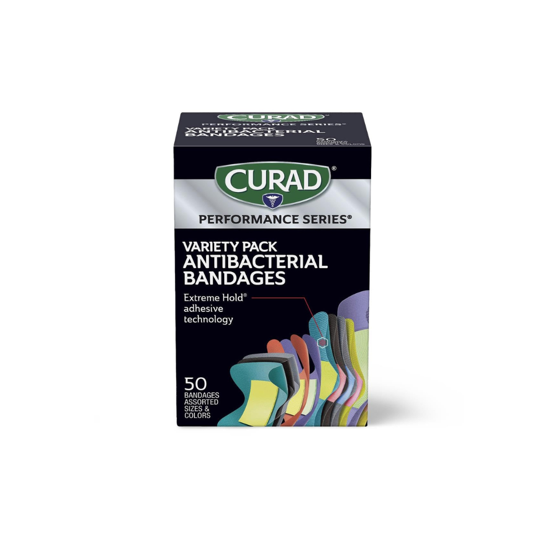 CURAD Performance Series IRONMAN Antibacterial Bandages