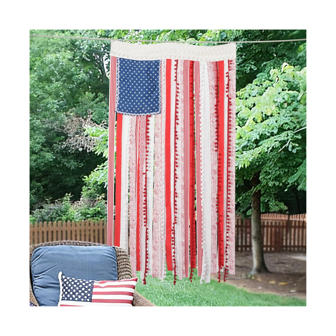 4th of July Decorations - Vintage American Flag