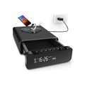 Fingerprint Biometric Gun Safe with 3-in-1 Watch & Phone Wireless Charging