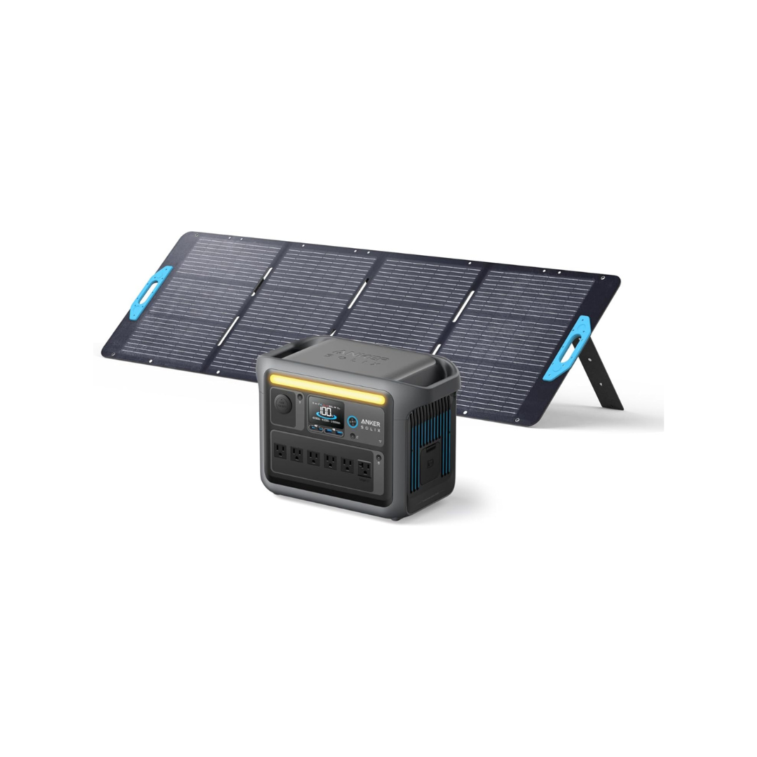 Anker SOLIX C1000 Portable Power Station with 200W Solar Panel