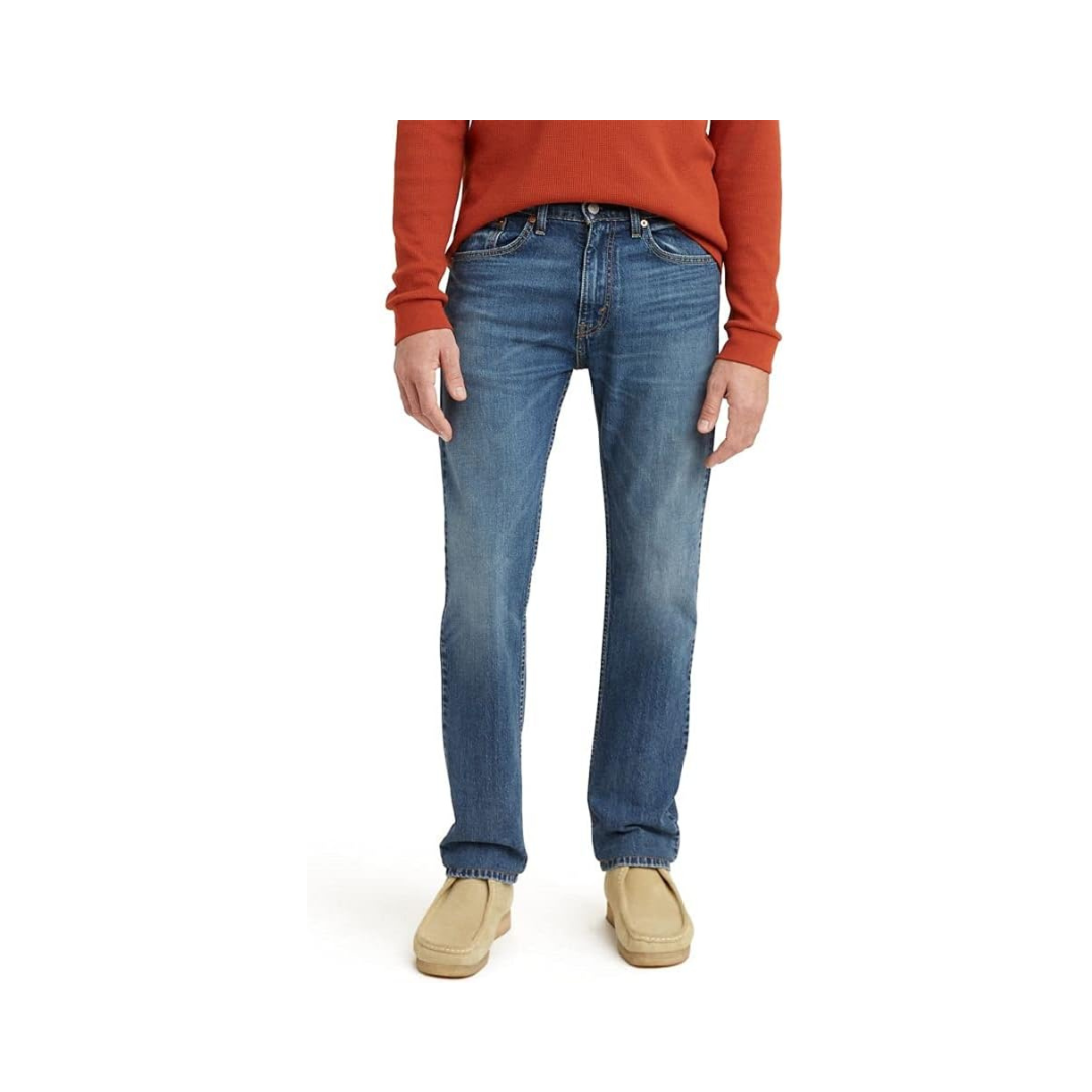 Levi's Men's 505 Regular Fit Jeans (Also Available in Big & Tall), Glowing-Medium Indigo, 34W x 34L
