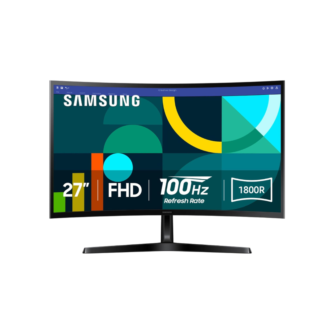 Samsung 27" Essential S3 Curved Computer Monitor