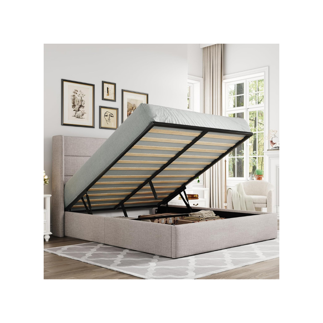 Queen Size Lift Up Storage Bed