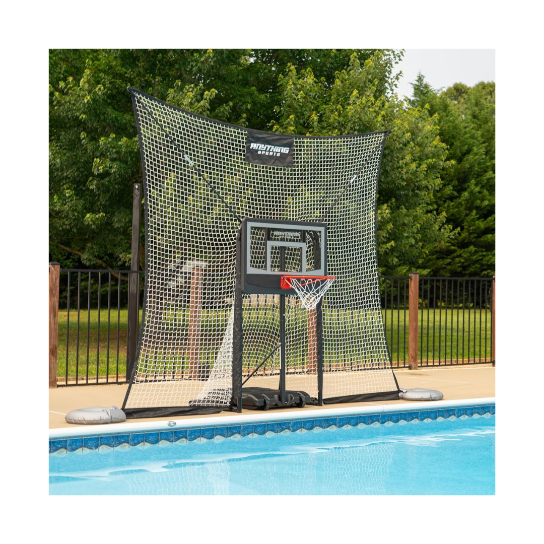 Pool Basketball Hoop with Backstop