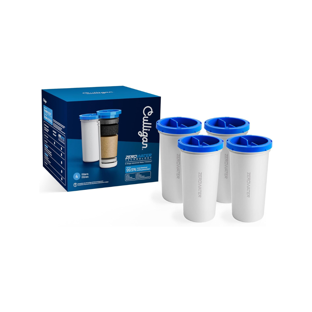 Culligan with ZeroWater Technology Replacement Filter 4-Pack