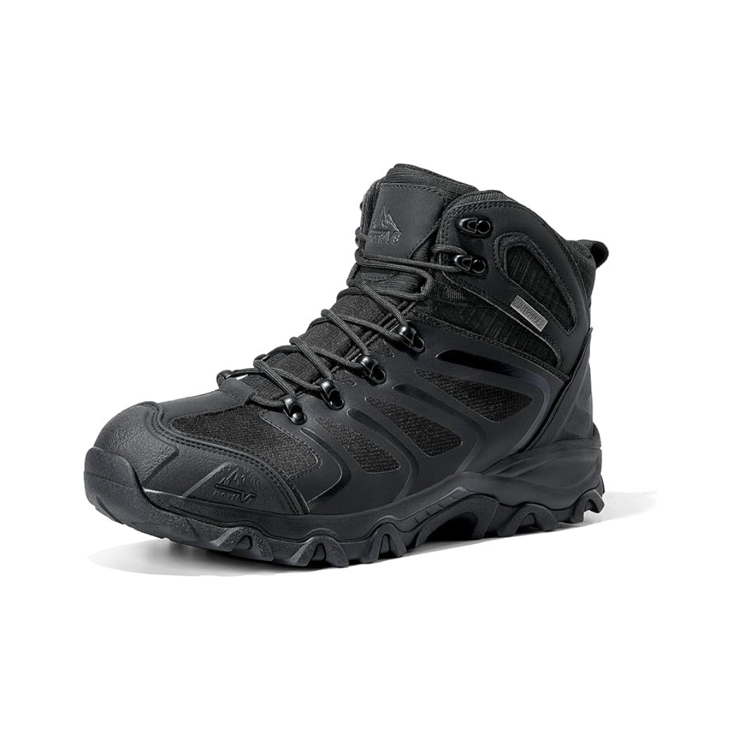NORTIV 8 Men's Ankle High Waterproof Hiking Boots