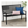 Best Choice Products Outdoor Bench 2-Person Steel