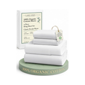 LANE LINEN 100% Organic Cotton King Size Sheets Set
