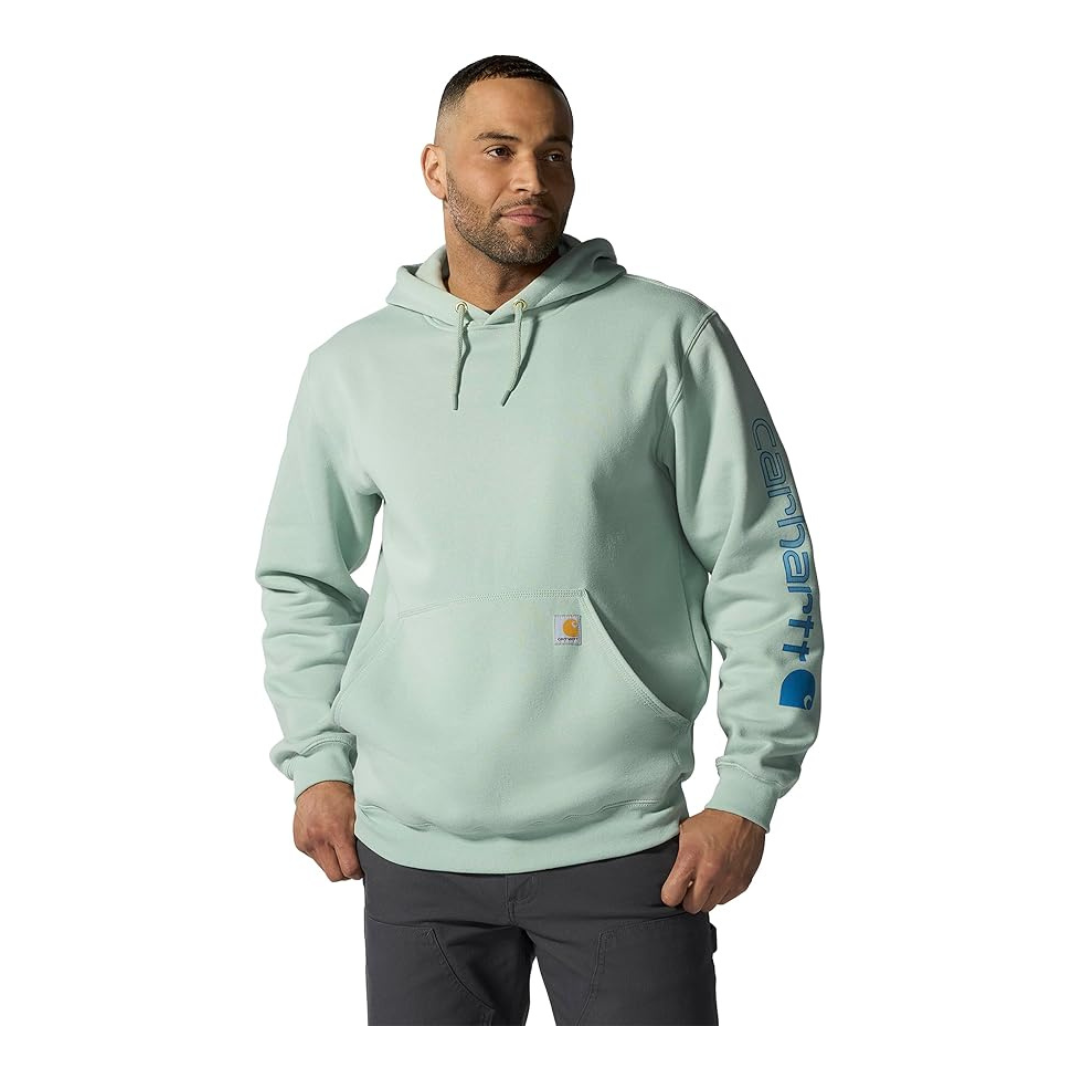 Carhartt Men's Loose Fit Midweight Logo Sleeve Graphic Sweatshirt