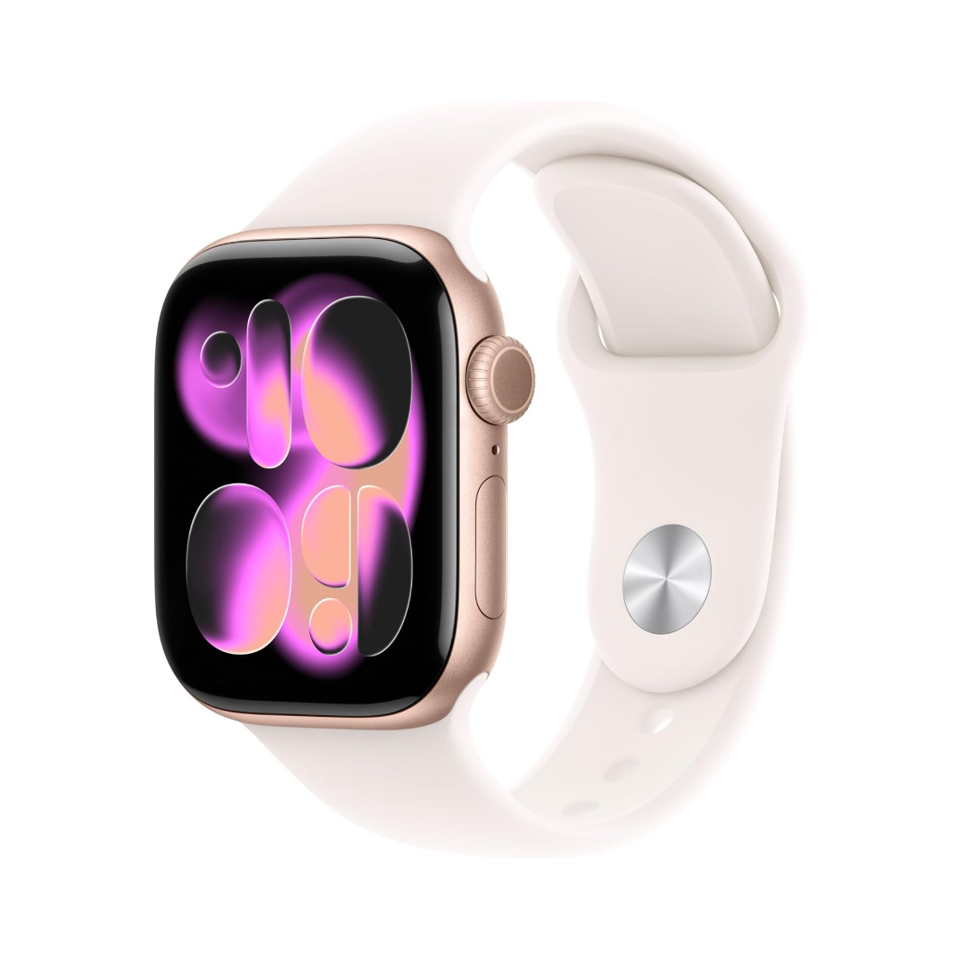 Apple Watch Series 11 Smartwatch with Rose Gold Aluminum Case