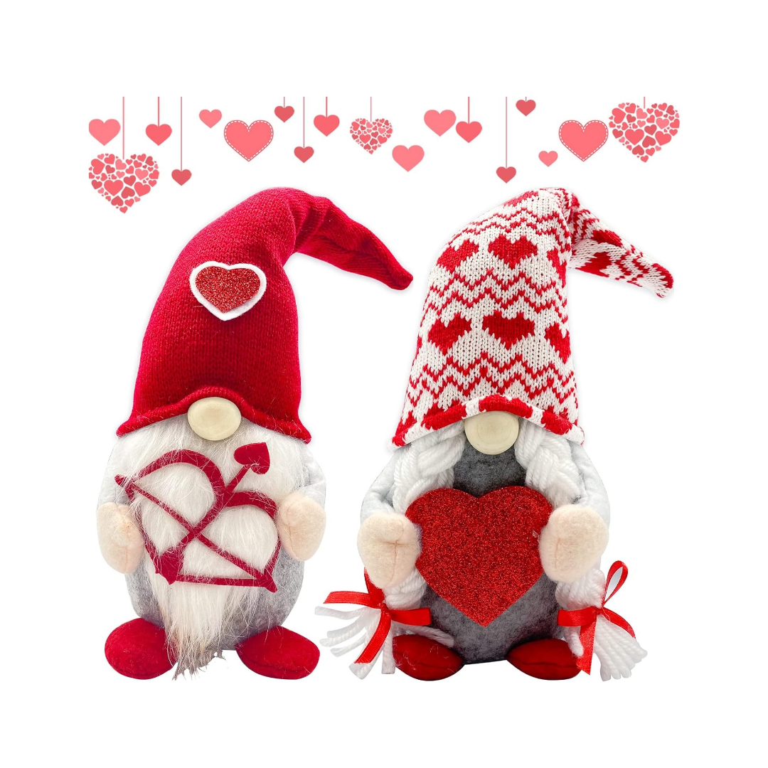 Valentine Couple Gnomes Decorations