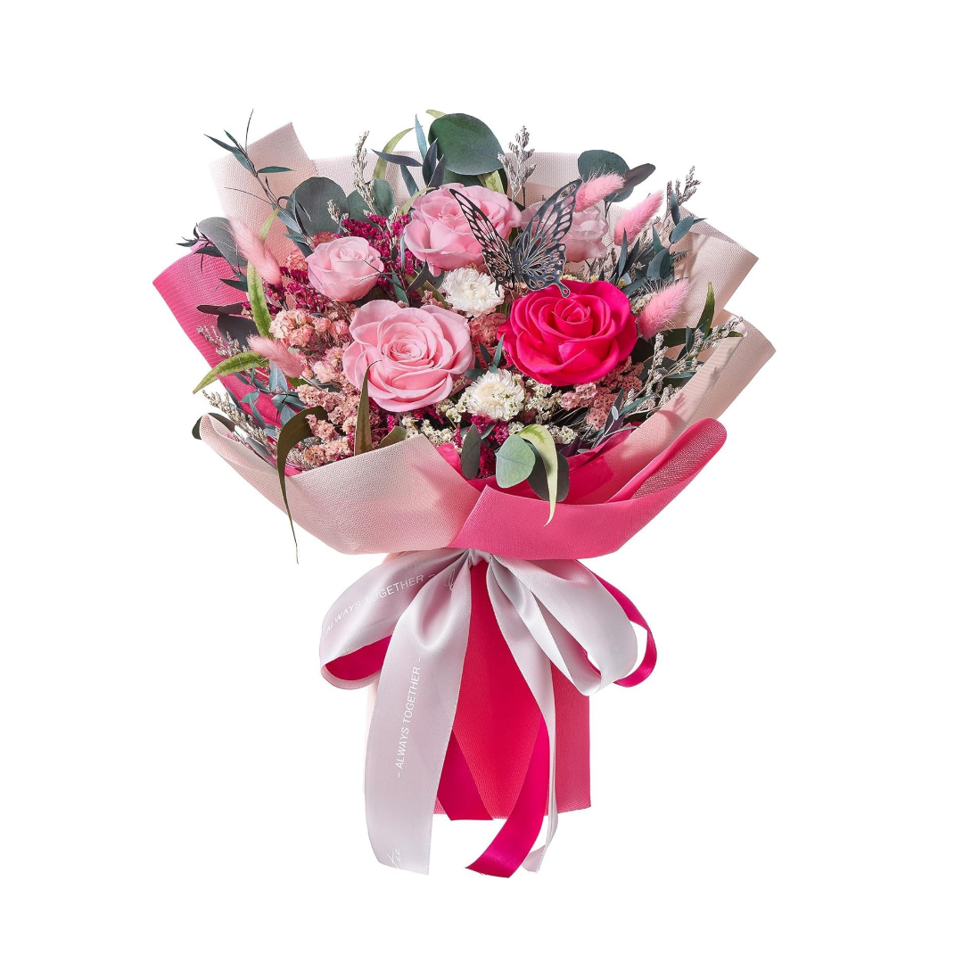 Preserved Roses Bouquet Flower Gift