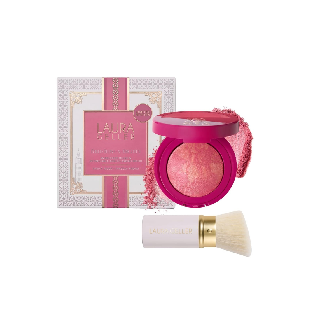 LAURA GELLER NEW YORK Limited Edition Baked Blush-n-Brighten Marbleized Blush
