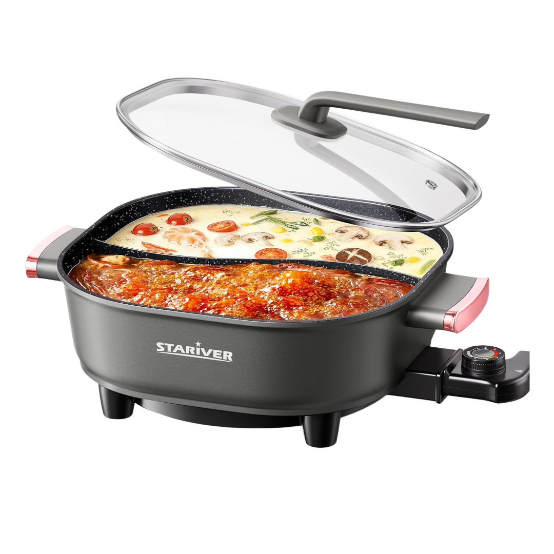 6L Electric Hot Pot with Divider
