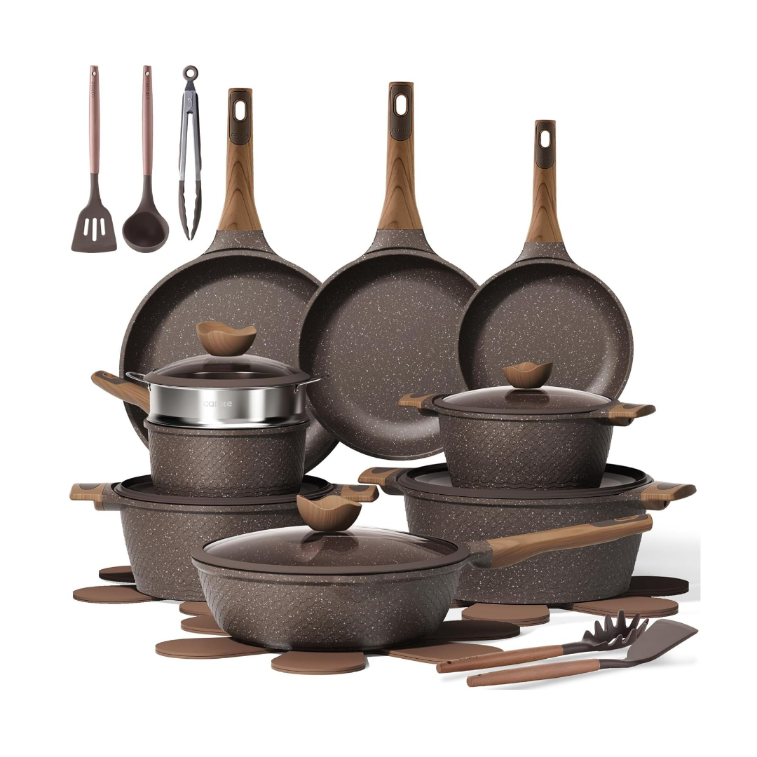 CAROTE 26PCS Pots and Pans Set Non Stick