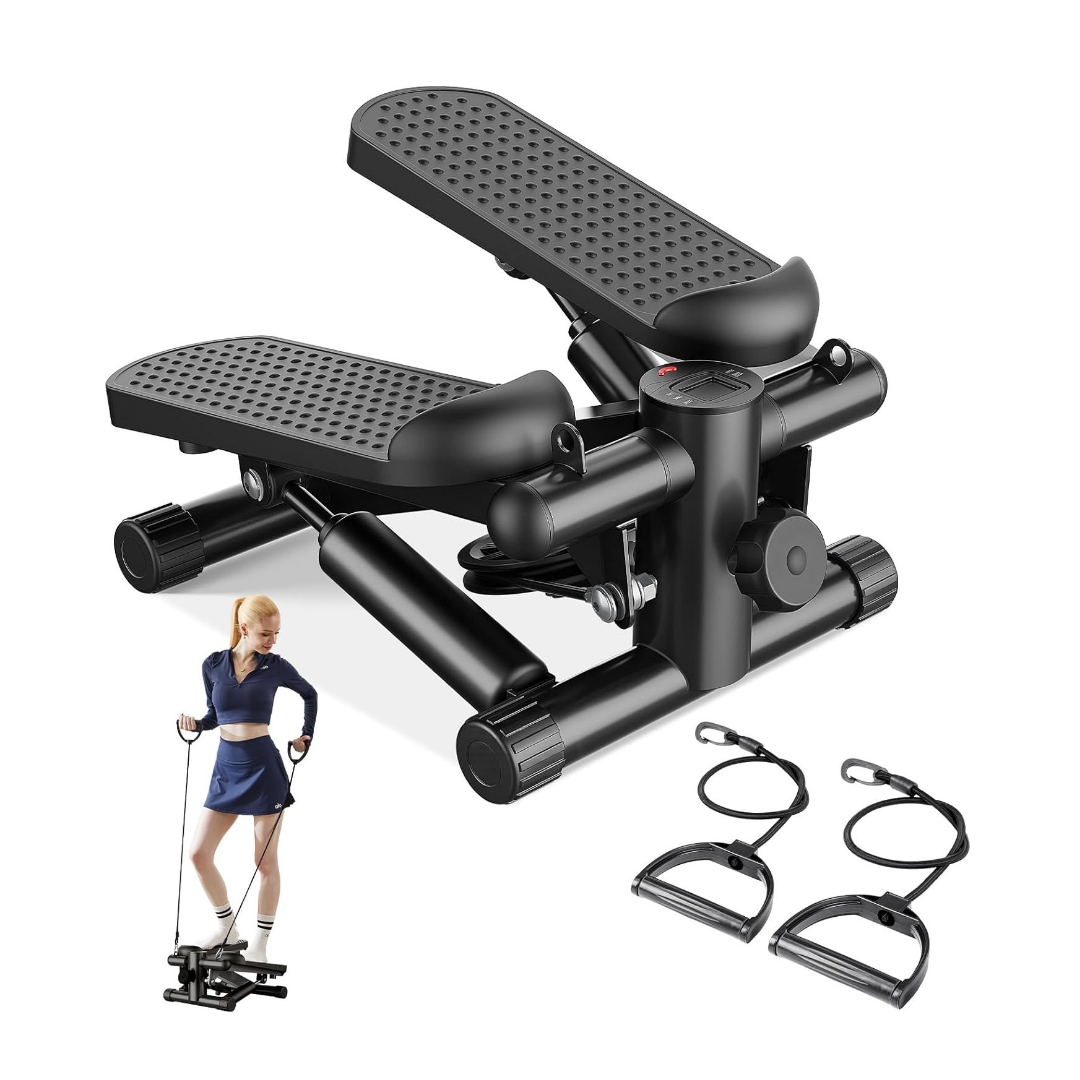 Mini Stair Steppers with Resistance Bands