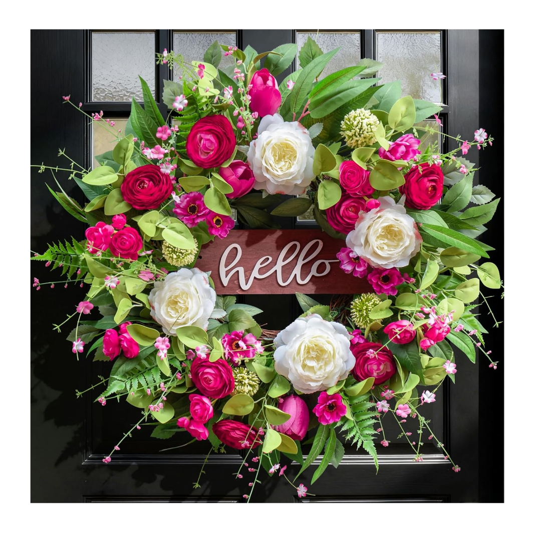 Spring Wreaths for Front Door