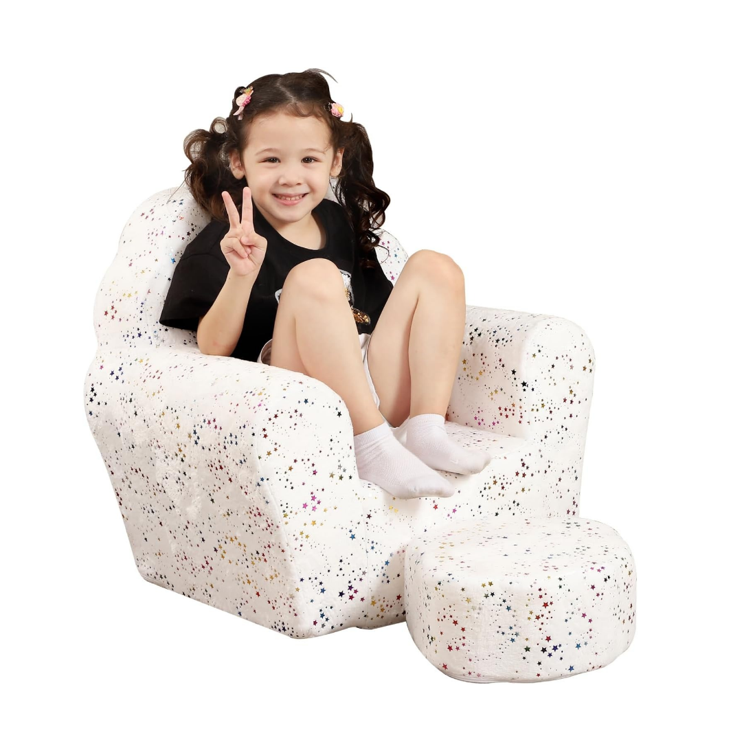 Kids Sofa with Ottoman