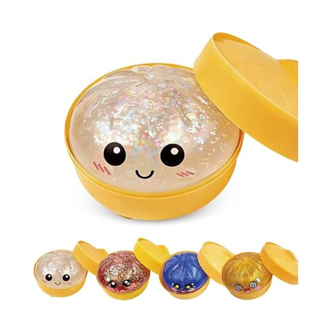 Squishy Dumpling Toy Glitter