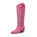 Knee High Cowboy Boots Pointed Toe