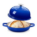 5QT Enameled Cast Iron Dutch Oven for Bread Baking