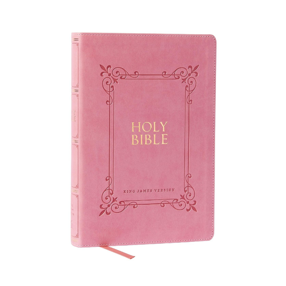 KJV Holy Bible: Pink Leathersoft: King James Version