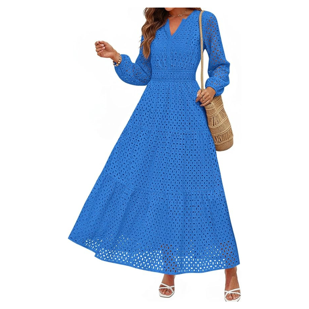 Women's Long Sleeve Maxi Dress