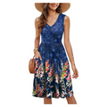 V Neck Summer Casual Dresses