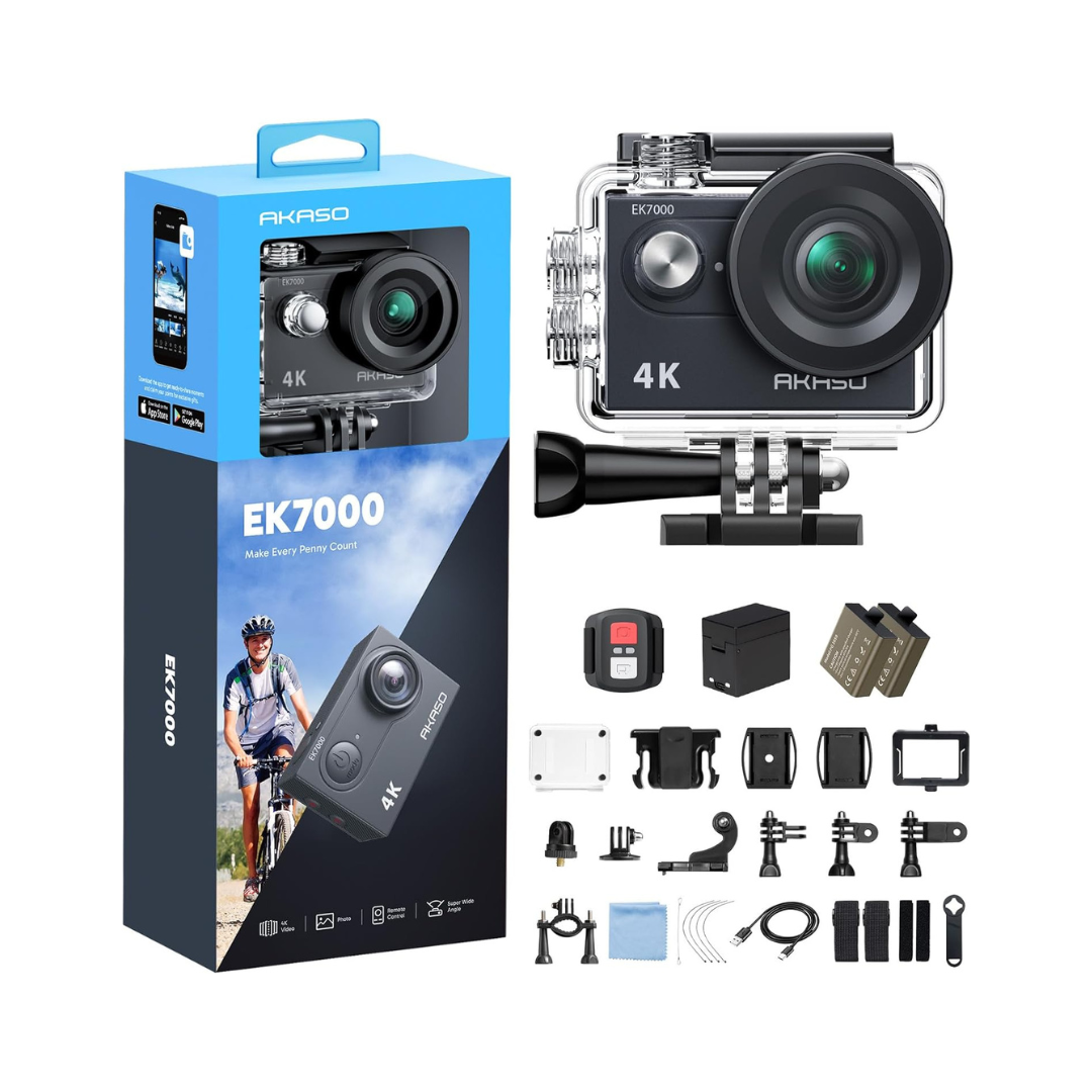 4K30FPS 20MP WiFi Action Waterproof Underwater Camera