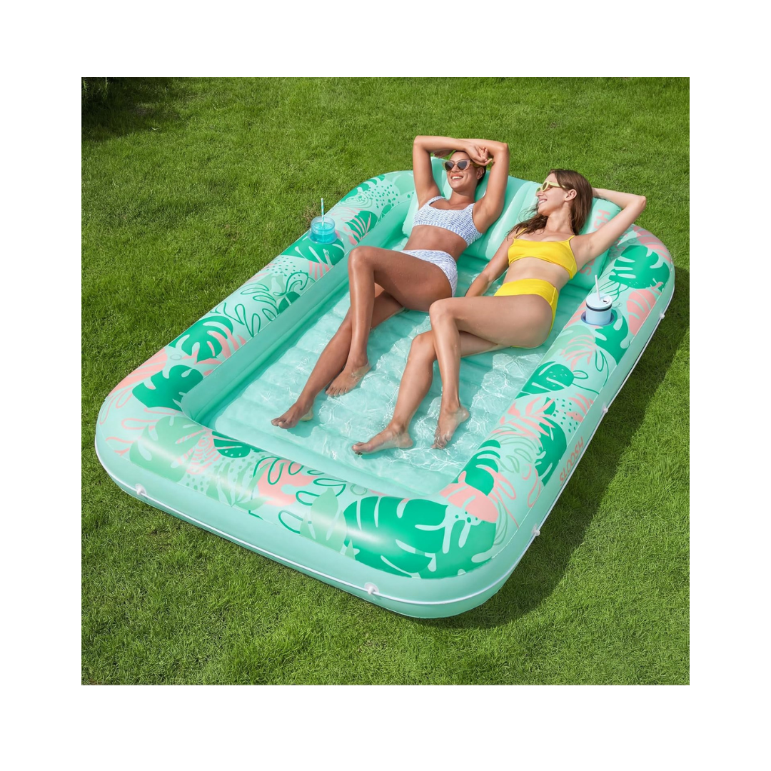 Inflatable Tanning Pool Lounger Float