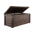 Keter 150 Gallon Resin Large Deck Box Organization and Storage Box
