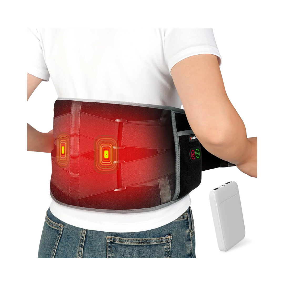 Cordless Heating Pad with Massager