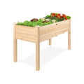 Elevated Wood Planter Box Stand