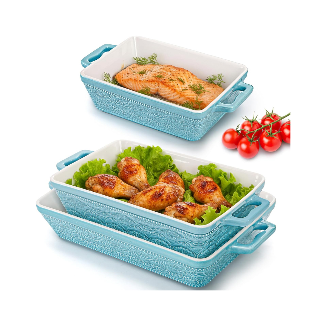 Set of 3 Ceramic Baking Dishes