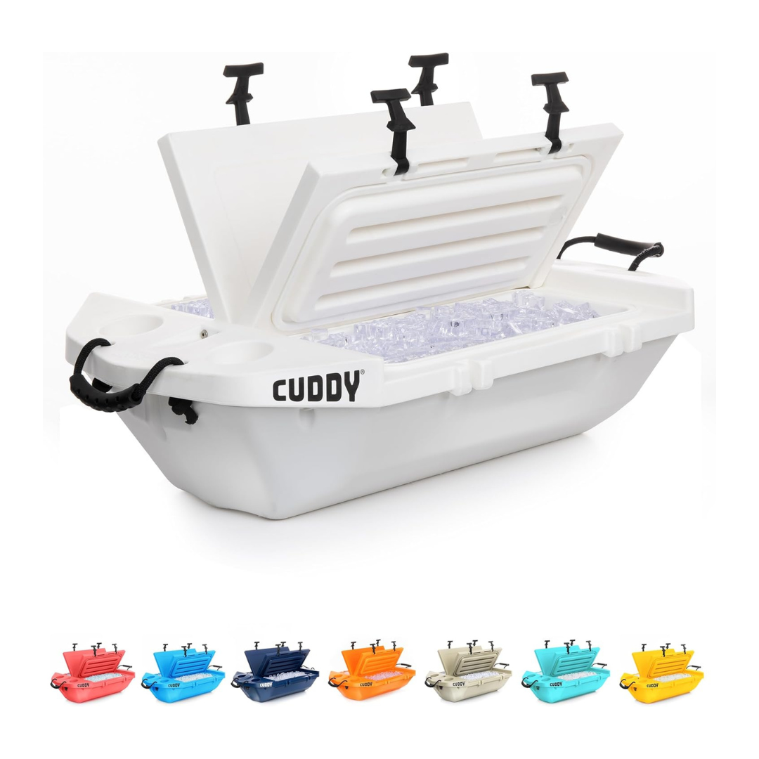 Cuddy Floating Cooler and Dry Storage Vessel for Land & Water