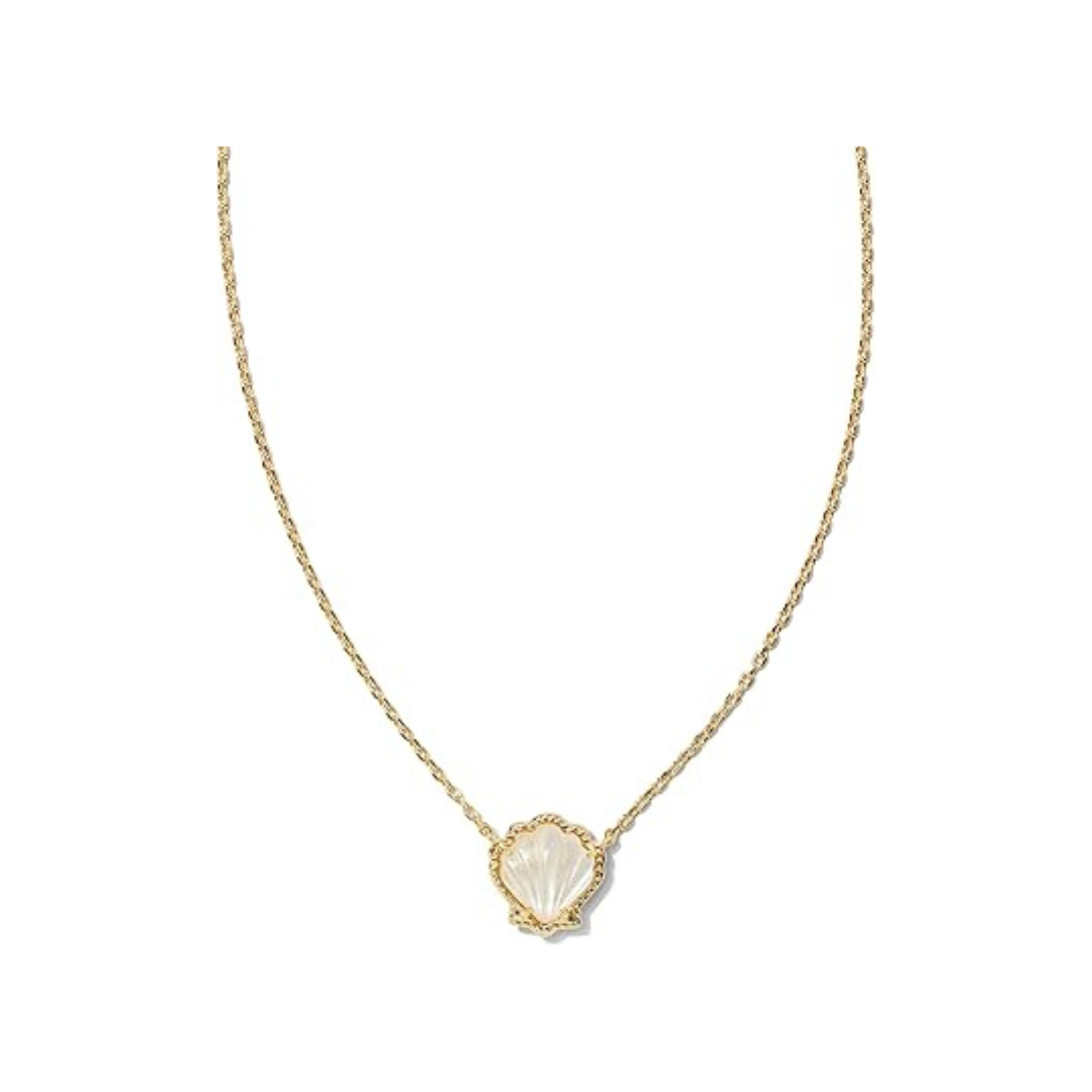 Kendra Scott Brynne Shell Short Pendant Necklace
