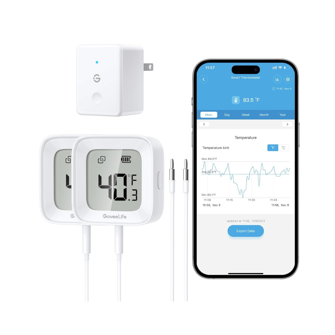 WiFi Refrigerator Thermometer with Alarm
