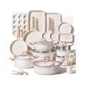 CAROTE 44pcs Pots and Pan Set Nonstick