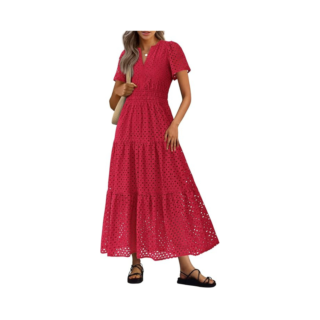 Flowy Beach Vacation Dress