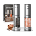 Electric Salt and Pepper Grinder Set