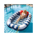 Inflatable Tanning Pool Floats W/Water Sprinkle
