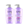 L'Oreal Paris Elvive Hyaluron Plump Shampoo and Conditioner Set for Dry Hair