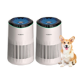 Air Purifiers, 2 Pack Cream