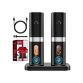Electric Salt and Pepper Grinder Set