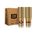 Top Cup NFL San Francisco 49ers 20 oz Reusable Aluminum Cups 20 Count